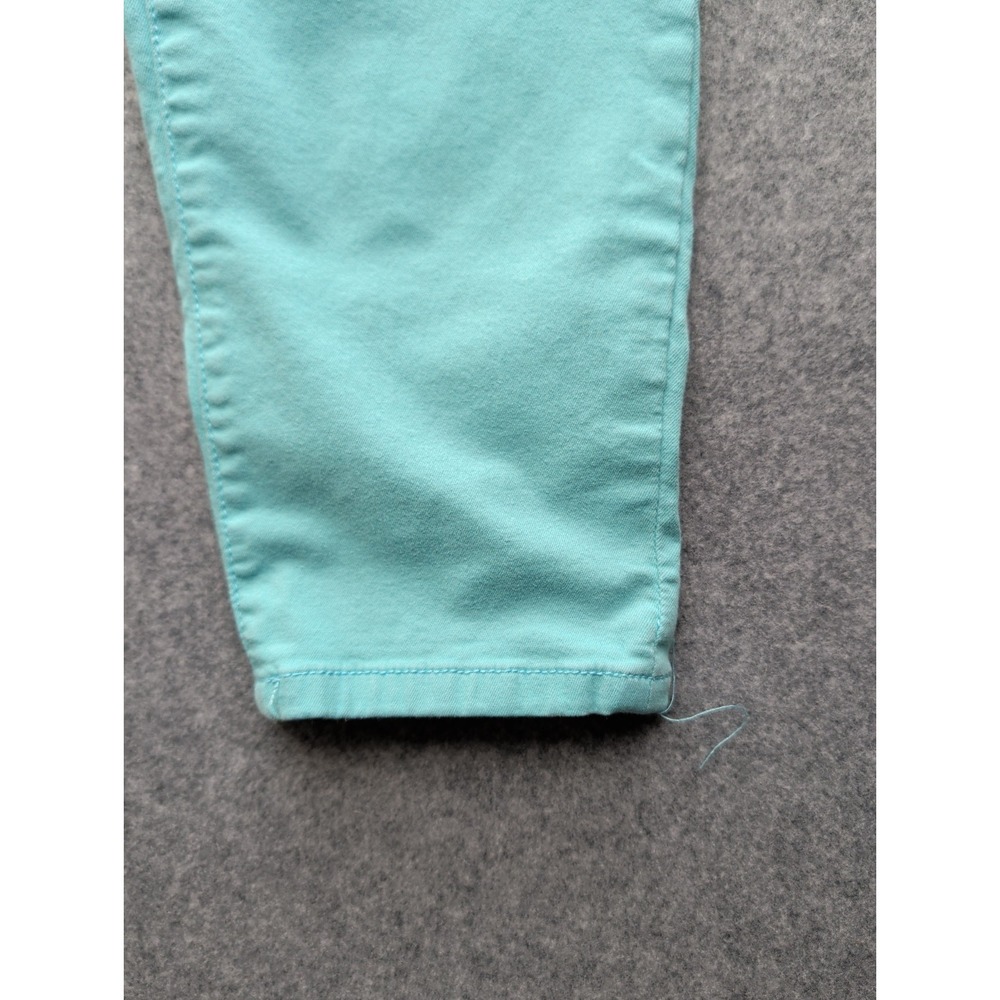 Democracy Ab Solution Capri Style Pants Women's 12 Turquoise Skinny - Picture 7 of 16